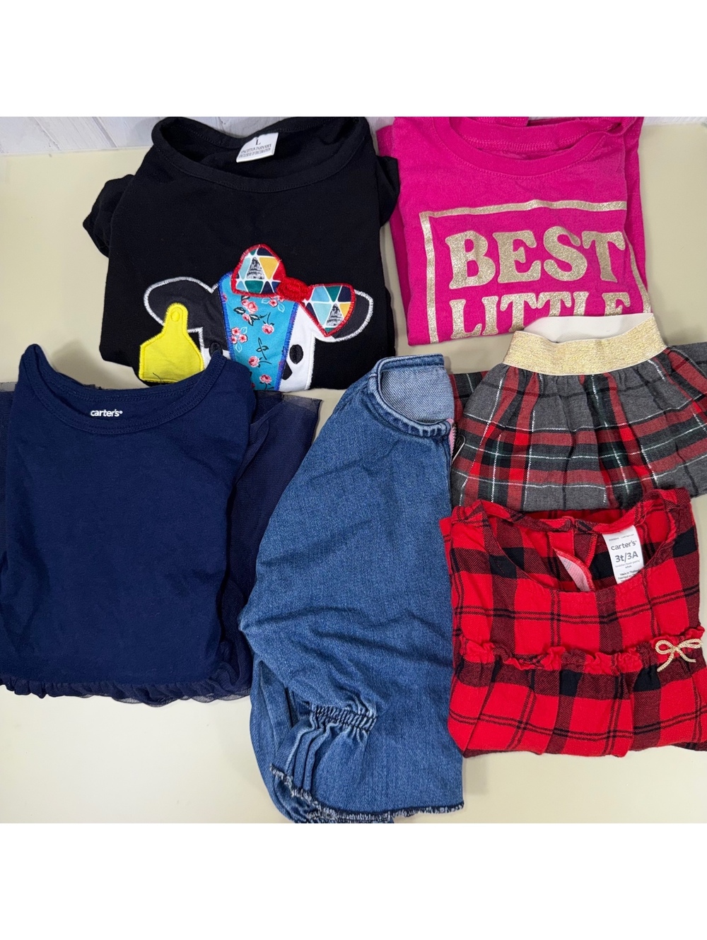 Girls 3T Clothing Lot Carter’s TCP Flapdoodles 6 Pc